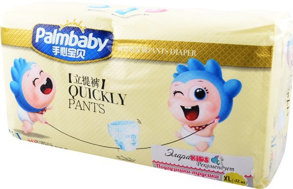  Подгузники-трусики детские "Элараkids" XL (10-16) 40 шт/уп